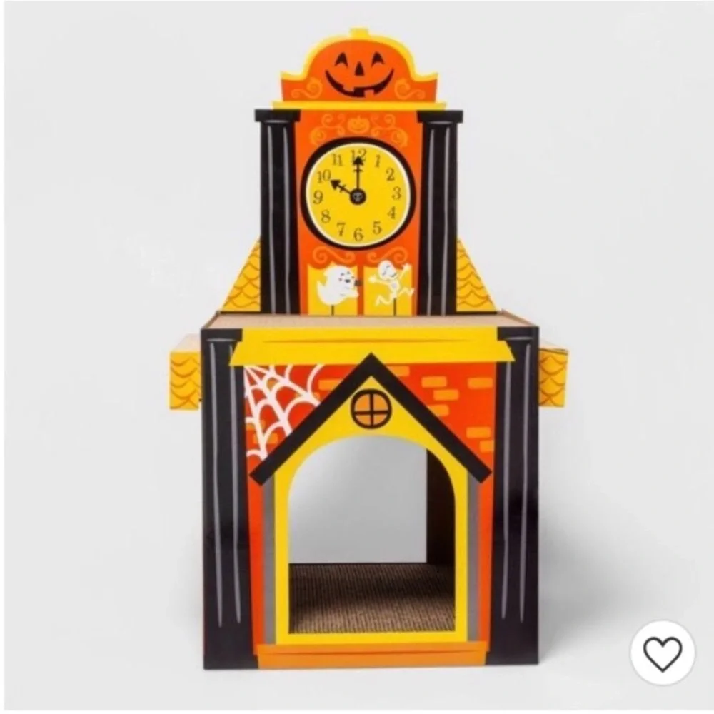 Halloween Clock Tower Cat Scratcher